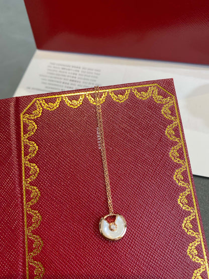 [Glimmer]AMULETTE Glimmer GOLD MOP NECKLACE