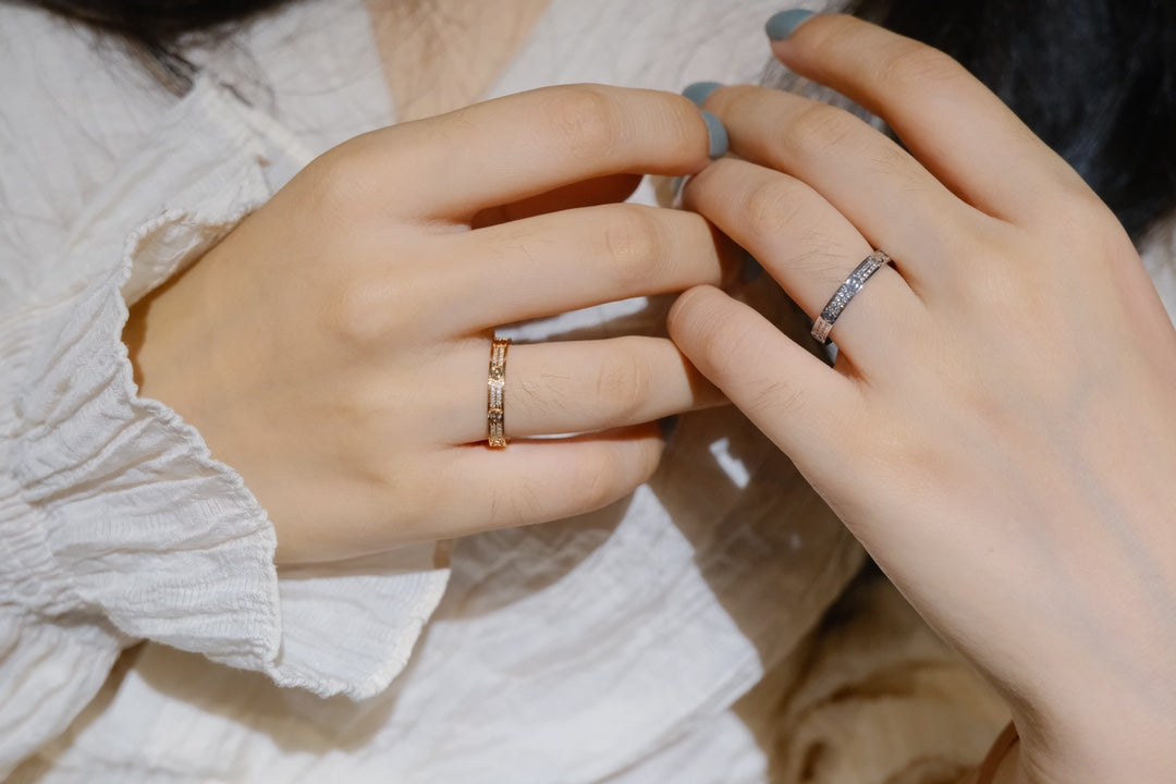 [Glimmer]LOVE RING 2.65MM DIAMOND
