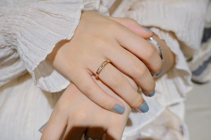 [Glimmer]LOVE RING 2.65MM DIAMOND
