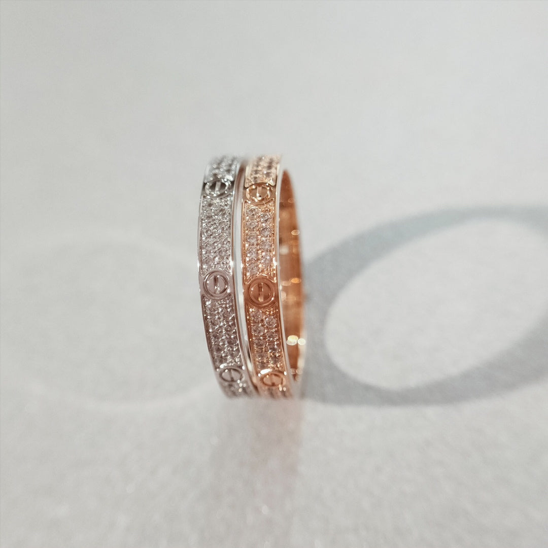 [Glimmer]LOVE RING 2.65MM DIAMOND