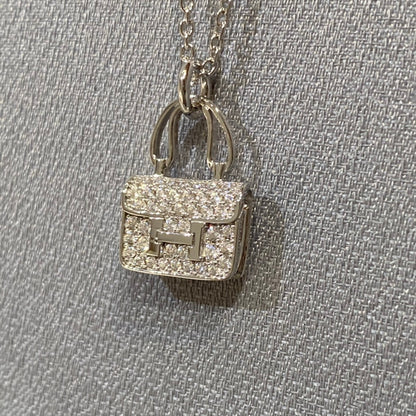 [Glimmer]CONSTANCE PEDANT DIAMOND NECKLACE