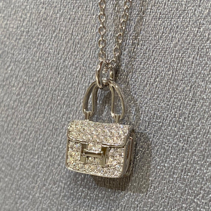 [Glimmer]CONSTANCE PEDANT DIAMOND NECKLACE