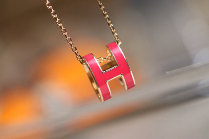 [Glimmer]POP H PEDANT PINK GOLD