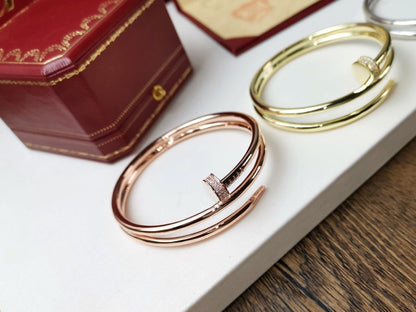 [Glimmer]JUSTE BRACELET 3.5MM DOUBLE ROW DIAMOND