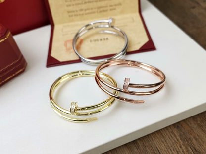 [Glimmer]JUSTE BRACELET 3.5MM DOUBLE ROW DIAMOND