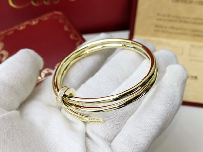[Glimmer]JUSTE BRACELET 3.5MM DOUBLE ROW DIAMOND