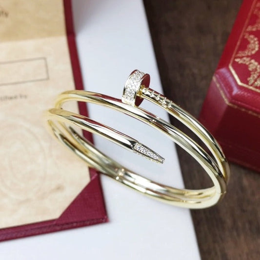 [Glimmer]JUSTE BRACELET 3.5MM DOUBLE ROW DIAMOND
