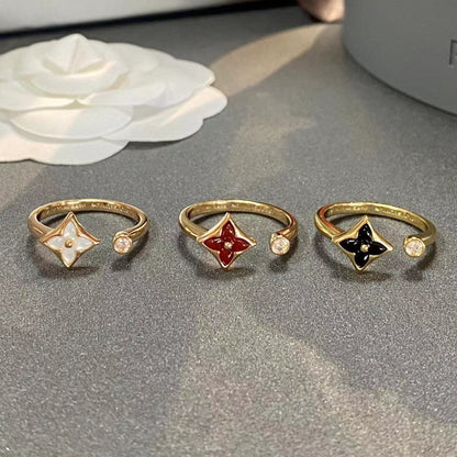 [Glimmer]STAR 1 DIAMOND OPEN RING