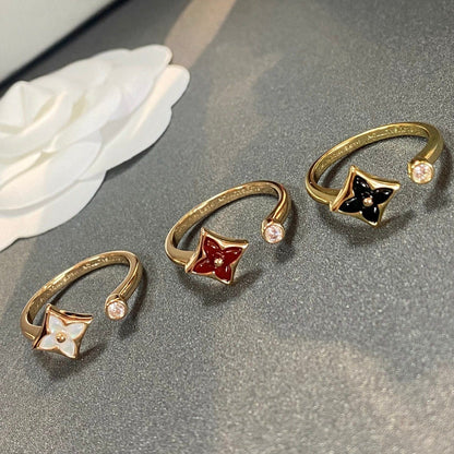 [Glimmer]STAR 1 DIAMOND OPEN RING