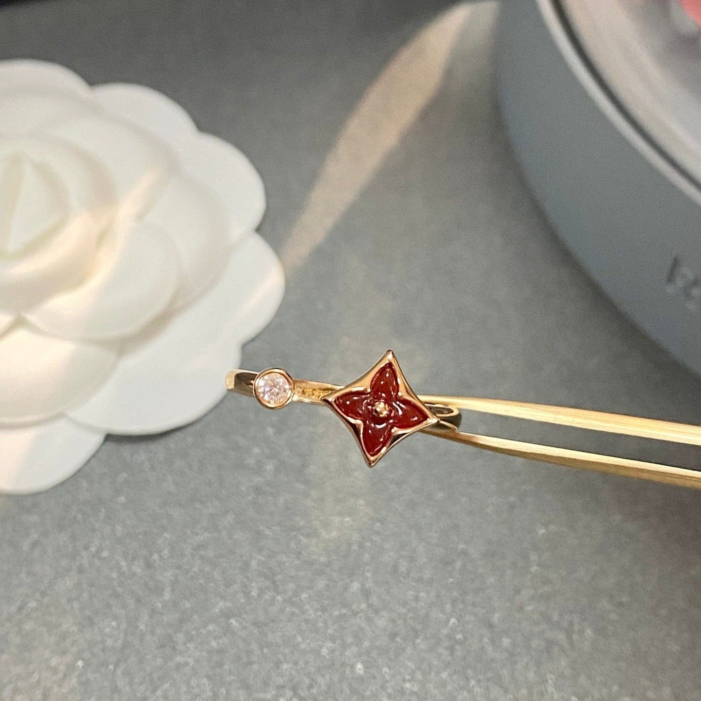 [Glimmer]STAR 1 DIAMOND OPEN RING