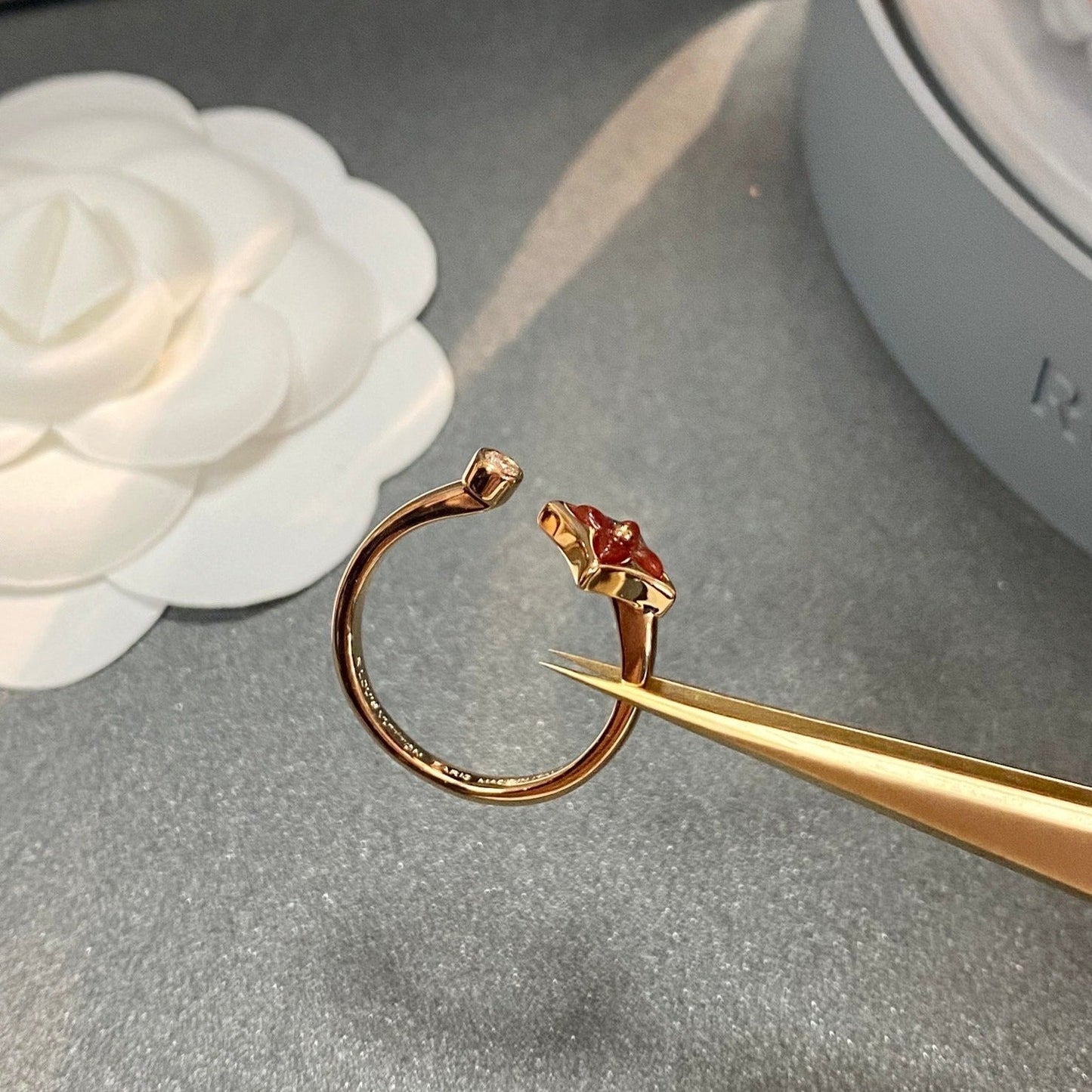 [Glimmer]STAR 1 DIAMOND OPEN RING