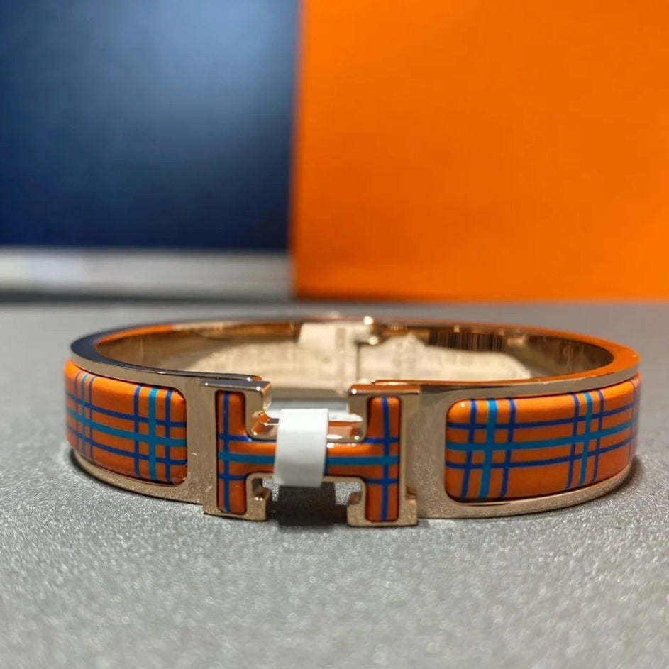 [グリマー]H タータン ブレスレット 12MM