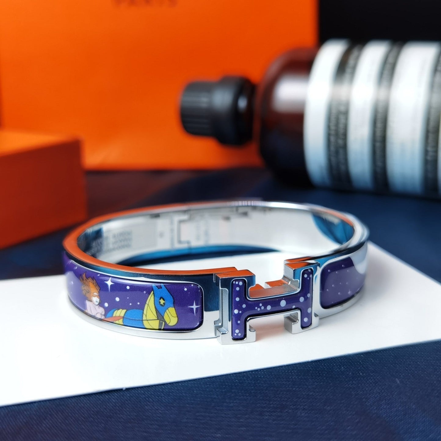 [Glimmer]H STAR AND MOON BRACELET 12MM