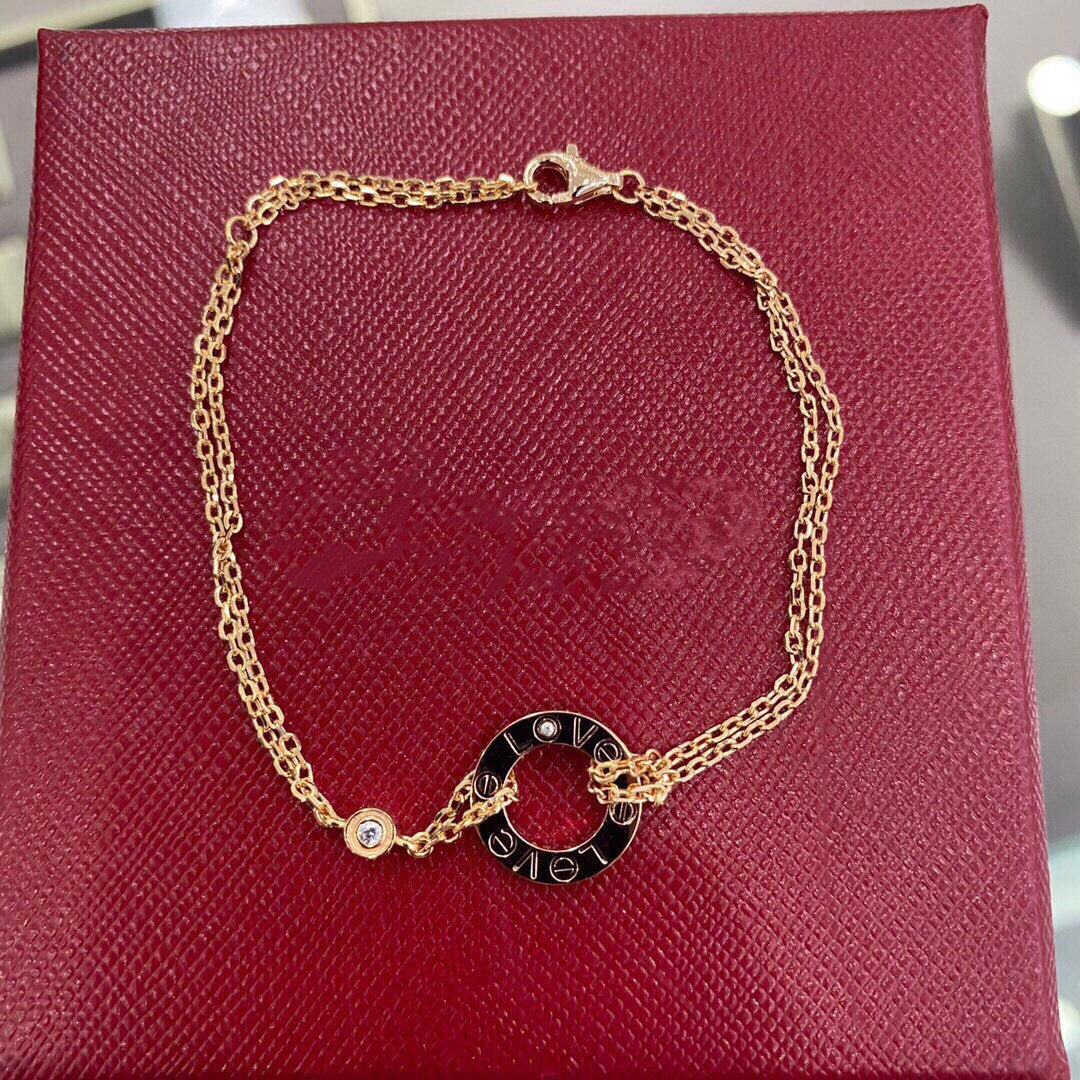 [Glimmer]LOVE BRACELET 2 DIAMOND