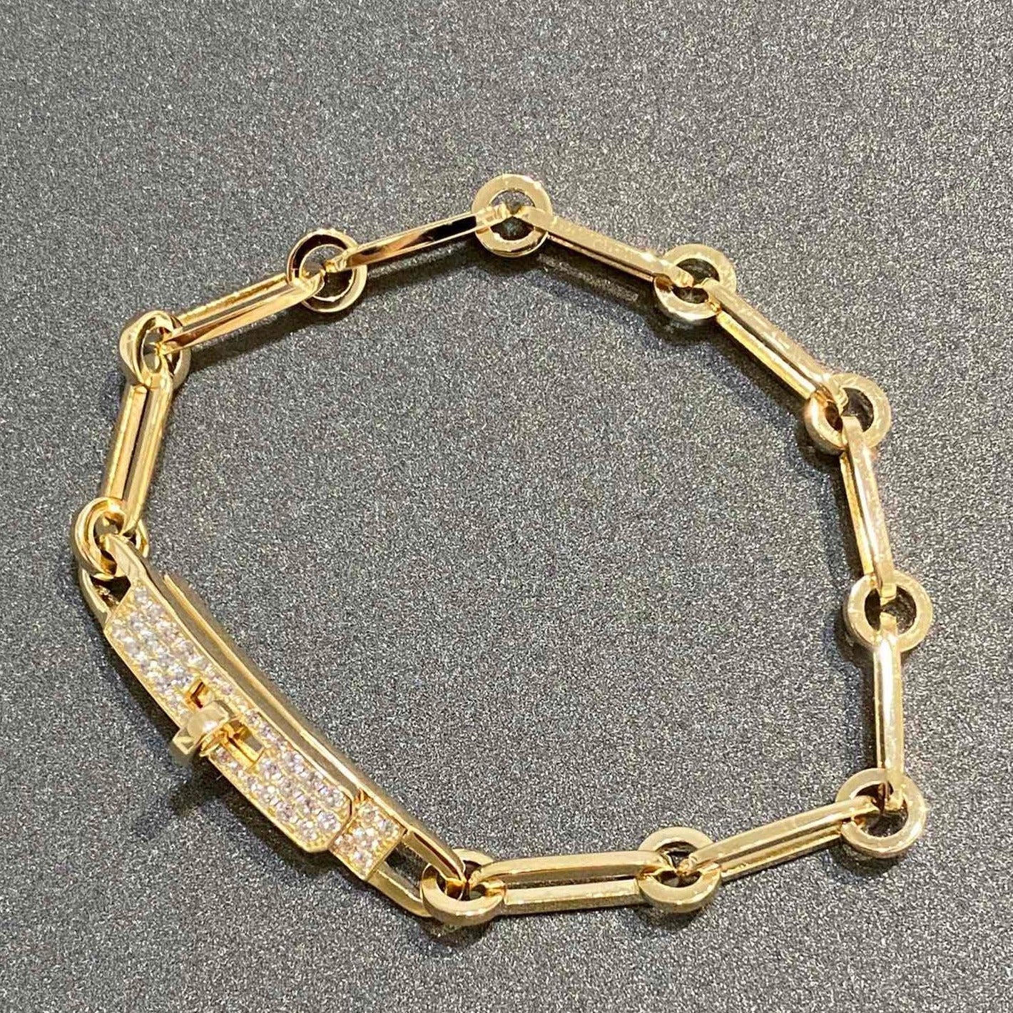 [Glimmer]CHAINE BRACELET SMALL MODEL DIAMOND