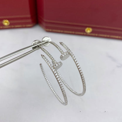 [Glimmer]JUSTE EARRINGS FULL DIAMONDS 1.8MM