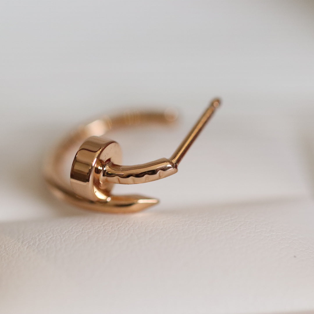 [Glimmer]JUSTE EARRINGS PINK GOLD