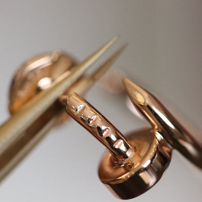[Glimmer]JUSTE EARRINGS PINK GOLD