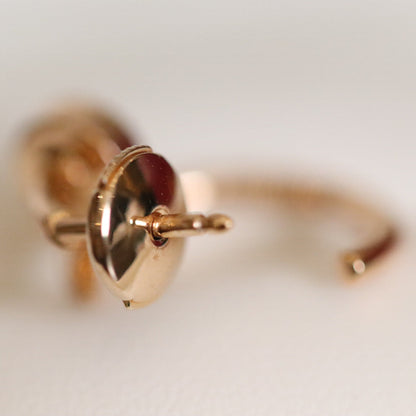 [Glimmer]JUSTE EARRINGS PINK GOLD