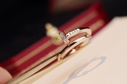 [Glimmer]JUSTE RING 2.65MM PINK GOLD DIAMOND