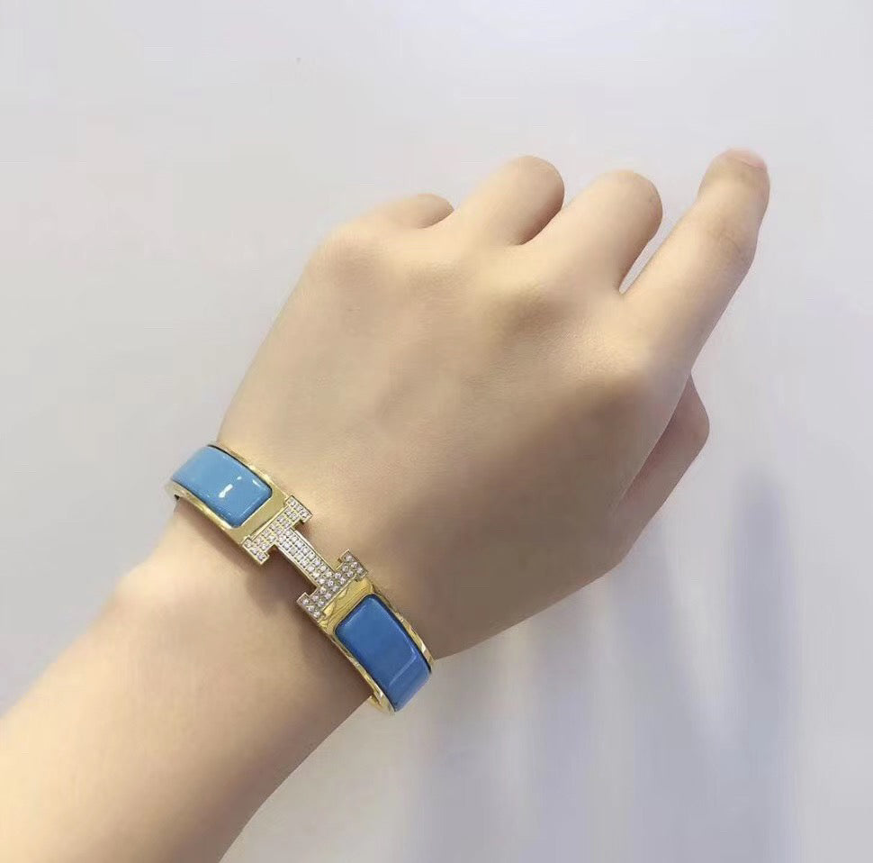 [Glimmer]H CLOUD BLUE ブレスレット ゴールドダイヤモンド