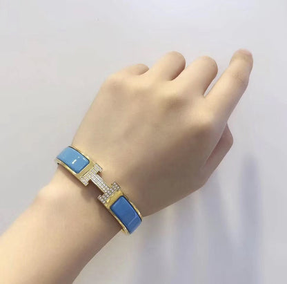 [Glimmer]H CLOUD BLUE ブレスレット ゴールドダイヤモンド