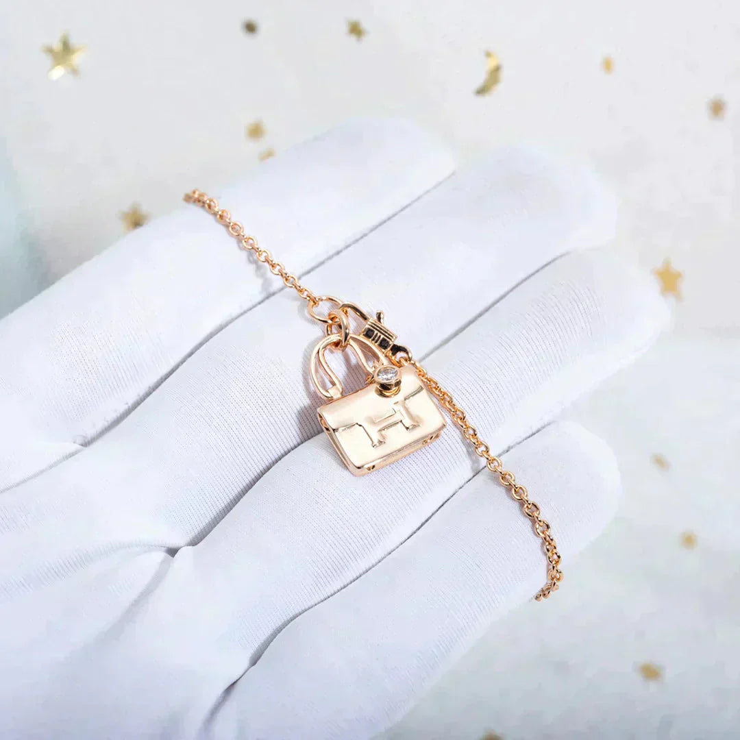 [Glimmer]AMULETTE PEDANT Glimmer GOLD NECKLACE