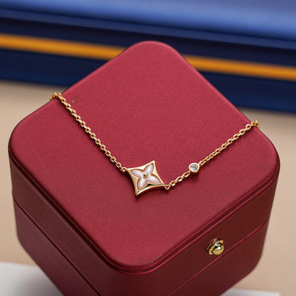 [Glimmer]STAR 1 DIAMOND PINK GOLD BRACELET