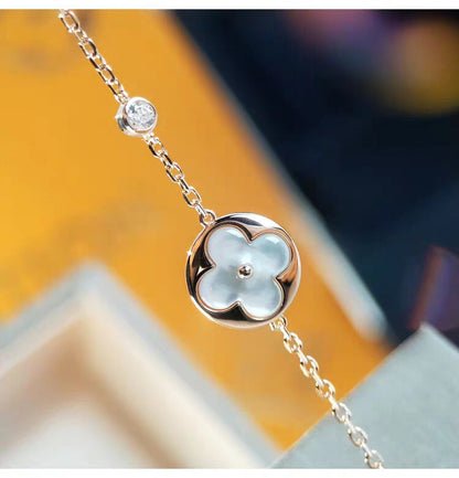 [Glimmer]SUN MOP GOLD 1 DIAMOND NECKLACE
