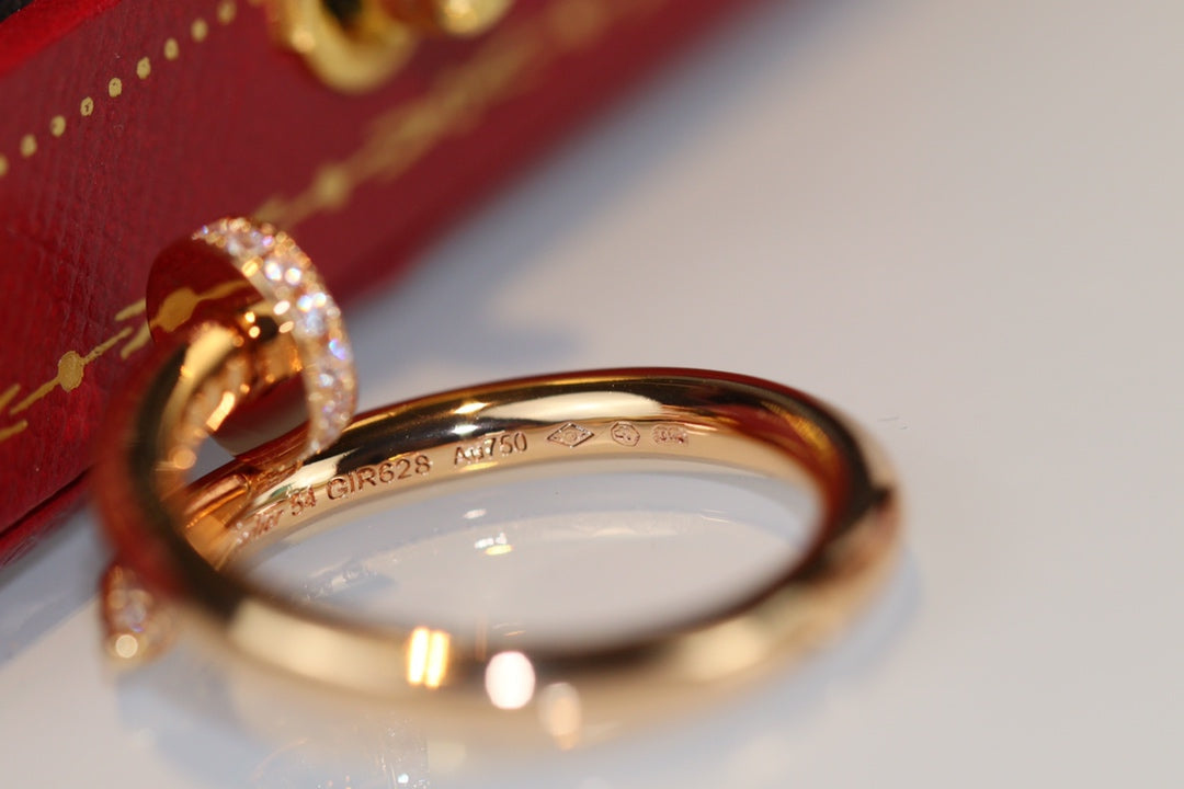 [Glimmer]JUSTE RING 2.65MM GOLD DIAMOND