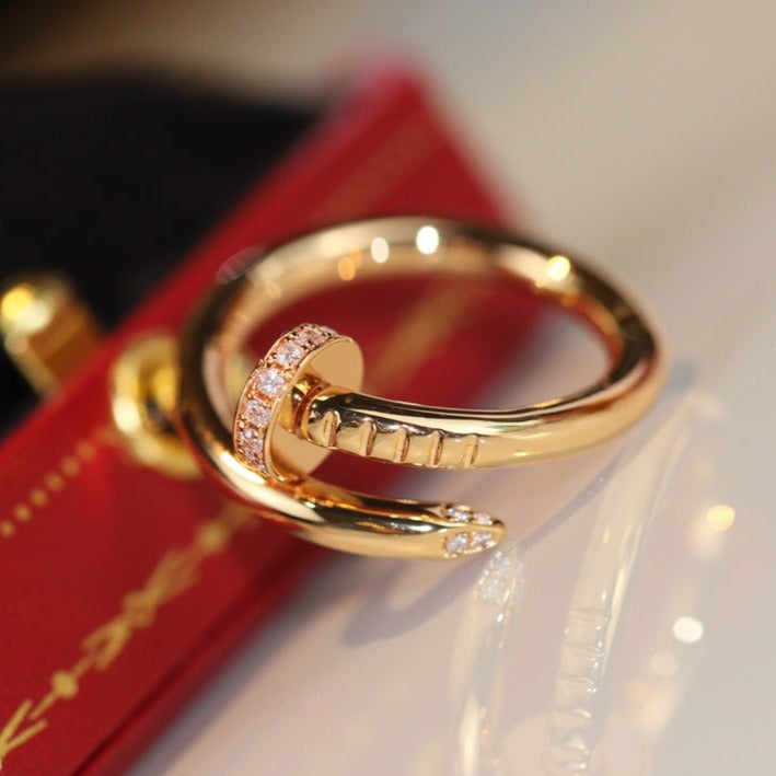 [Glimmer]JUSTE RING 2.65MM GOLD DIAMOND