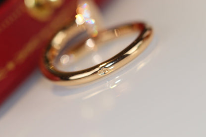 [Glimmer]JUSTE RING 2.65MM GOLD DIAMOND