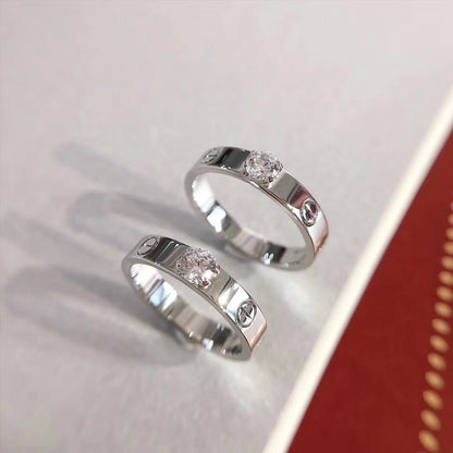 [Glimmer]LOVE RING 3.6MM 1 BIG DIAMOND
