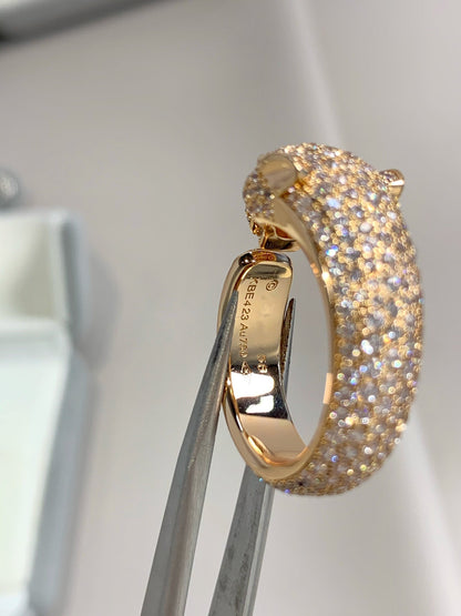 [Glimmer]PANTHERE PINK GOLD DIAMOND RING