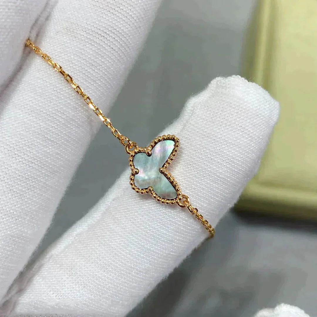 [Glimmer]BUTTERFLY DARK MOP BUTTERFLY BRACELET