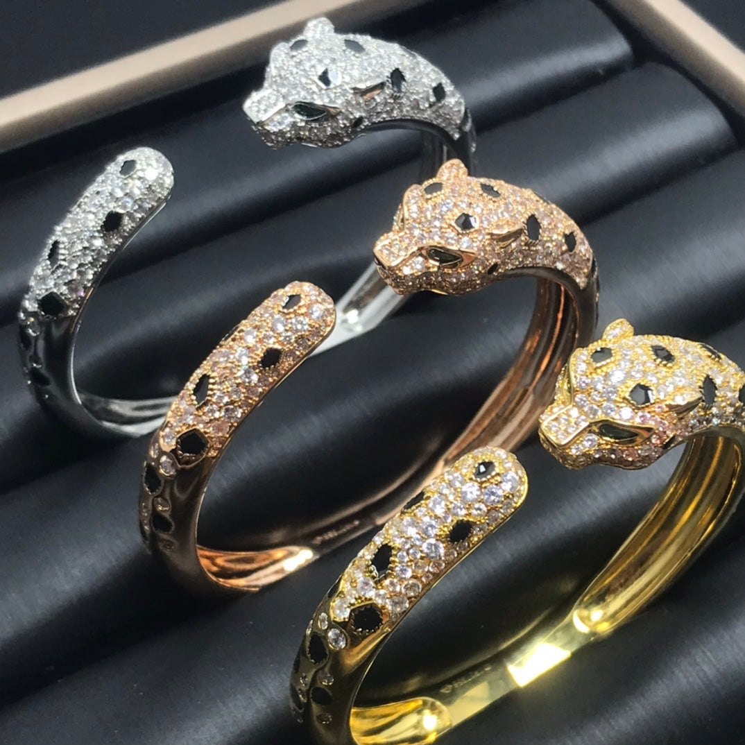 [Glimmer]PANTHERE BIG BRACELET DIAMONDS