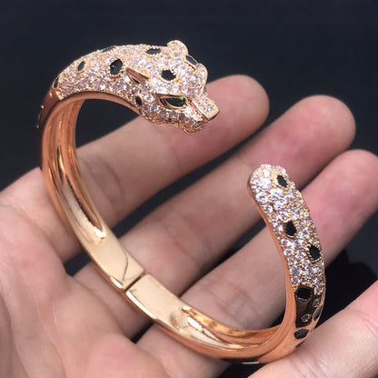 [Glimmer]PANTHERE BIG BRACELET DIAMONDS