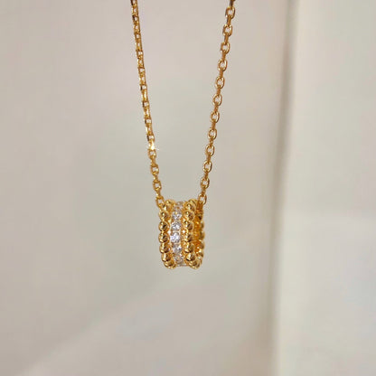 [Glimmer]パーリーダイヤモンドネックレス