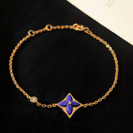 [Glimmer]COLOR STAR PINK GOLD DIAMOND BRACELET