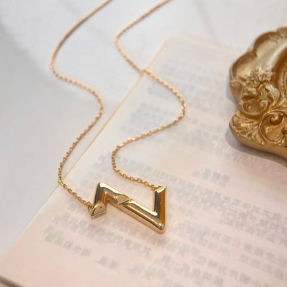 [Glimmer]VOLTE UPSIDE DOWN NECKLACE