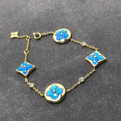 [Glimmer]STAR AND SUN TURQUOISE 4 MOTIFS 3 DIAMONDS