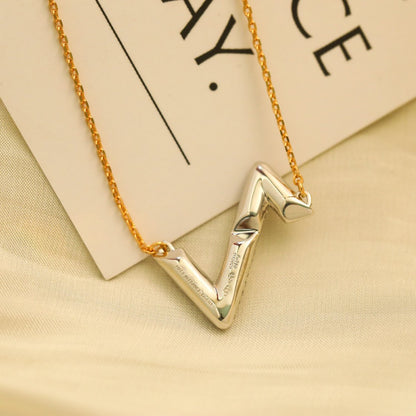 [Glimmer]VOLT SILVER DIAMOND PEDANT NECKLACE