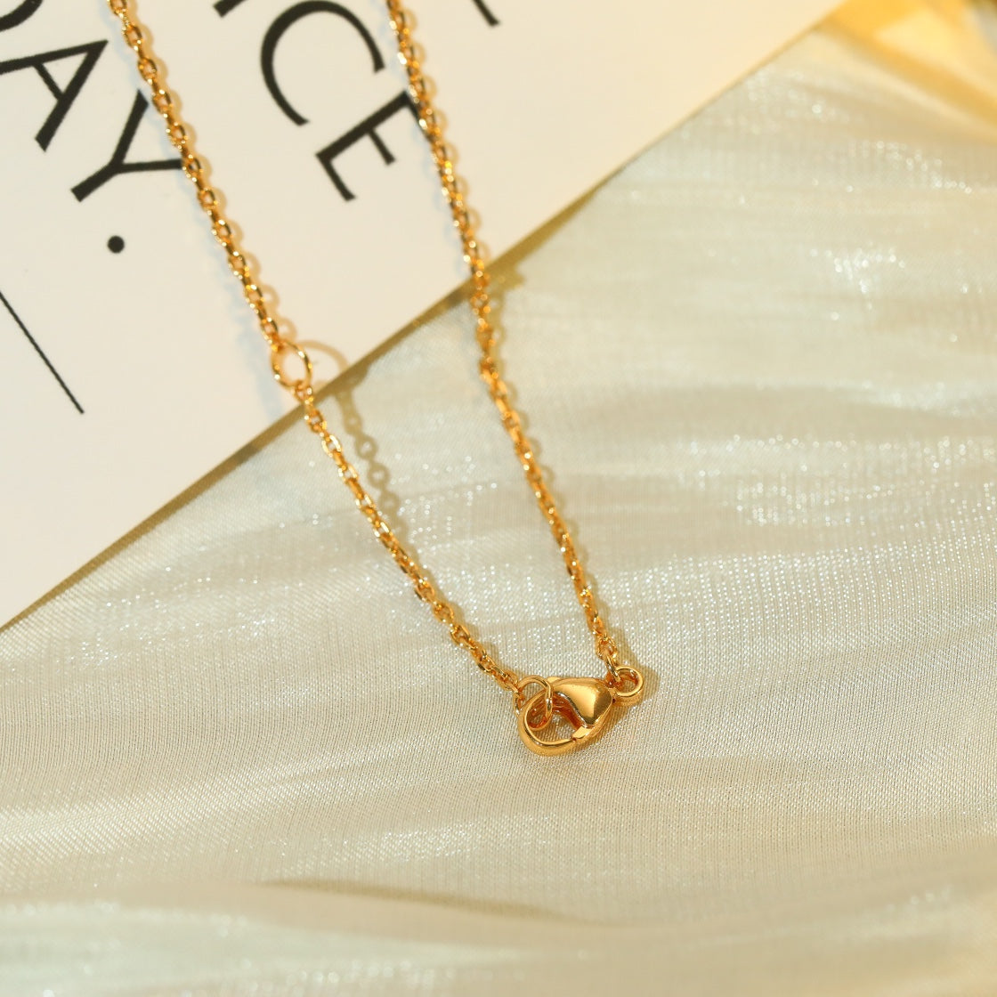 [Glimmer]VOLT SILVER DIAMOND PEDANT NECKLACE