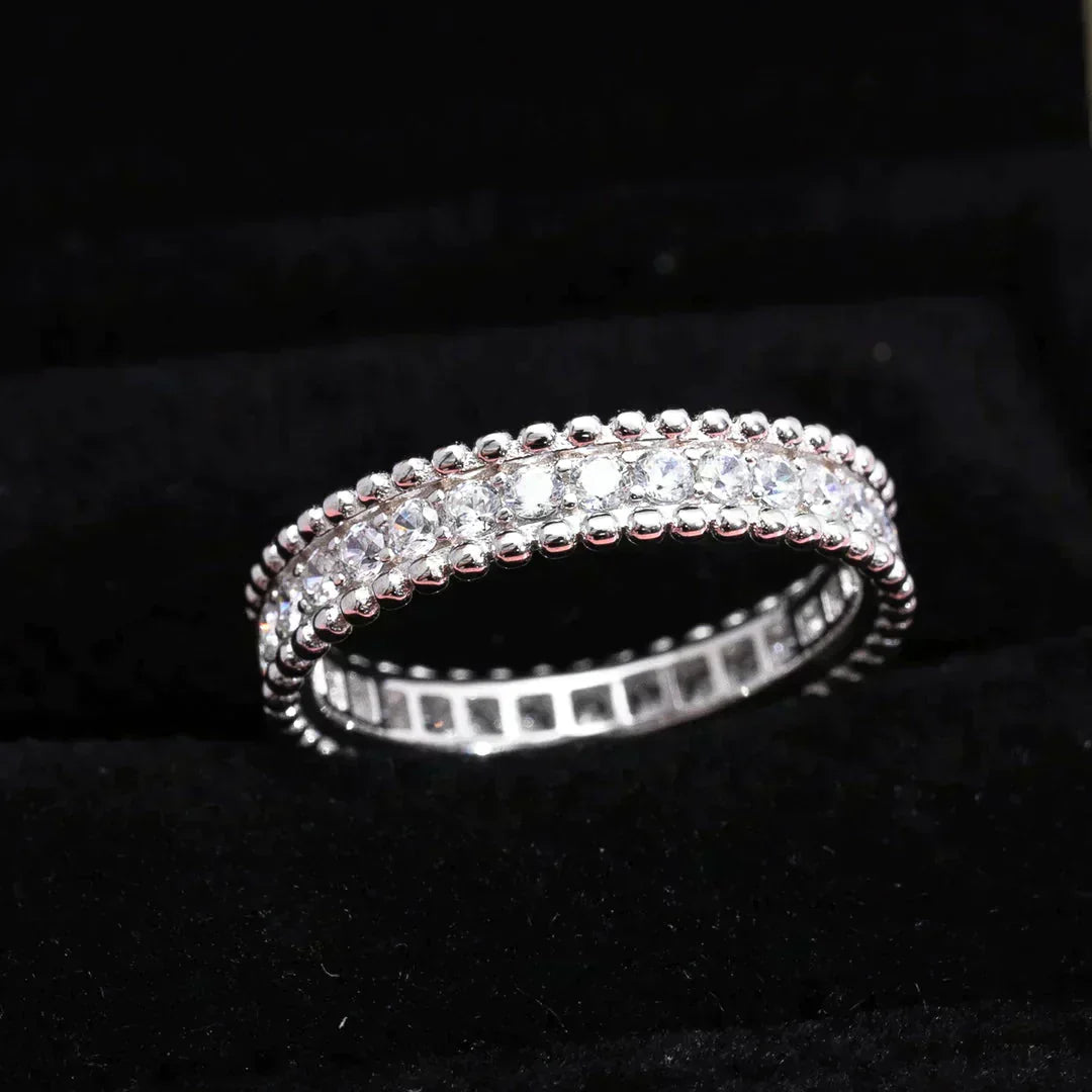 [Glimmer]PERLEE DIAMOND SILVER RING
