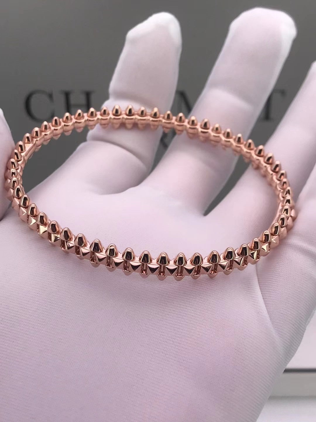 [Glimmer]CLASH PINK GOLD BRACELET