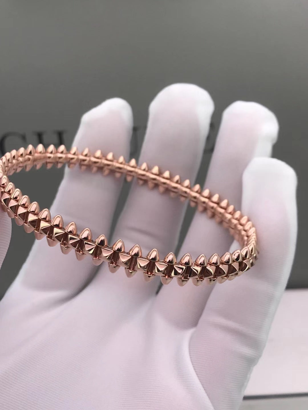 [Glimmer]CLASH PINK GOLD BRACELET