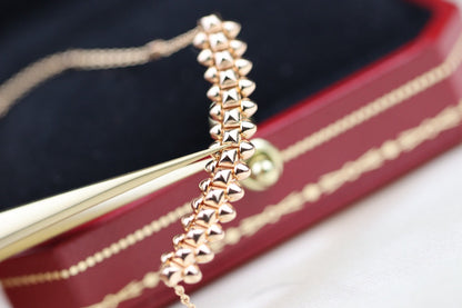 [Glimmer]CLASH PINK GOLD NECKLACE