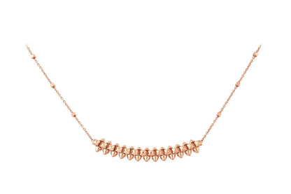 [Glimmer]CLASH PINK GOLD NECKLACE