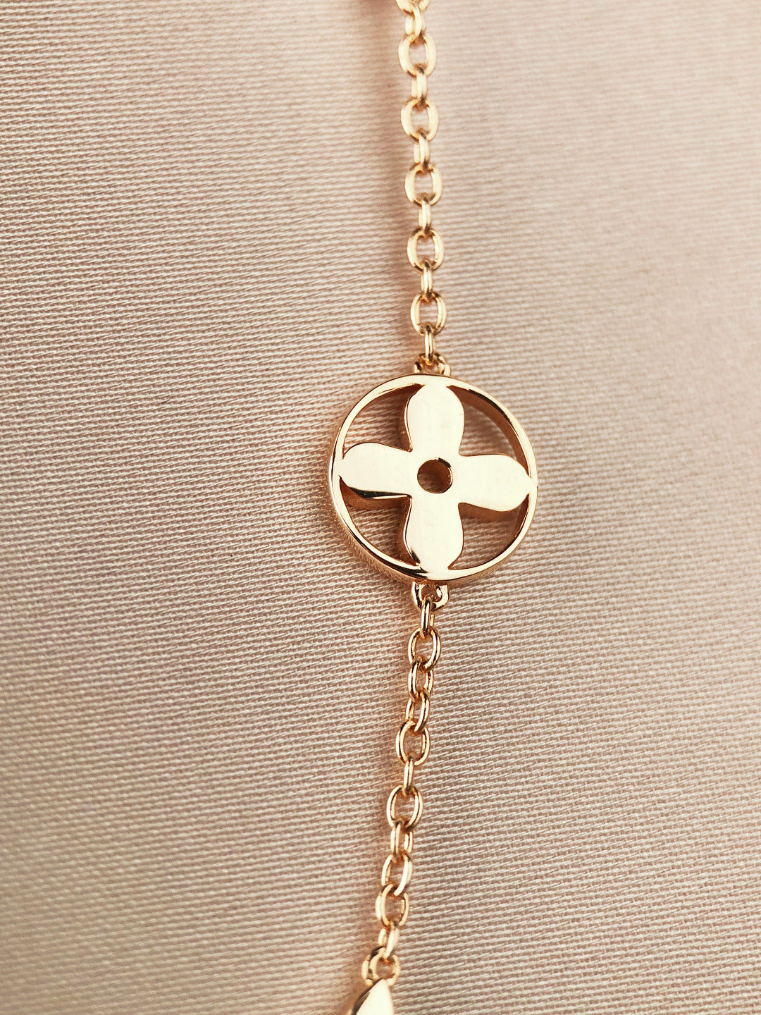 [Glimmer]STAR AND SUN 7 MOTIFS GOLD BRACELET