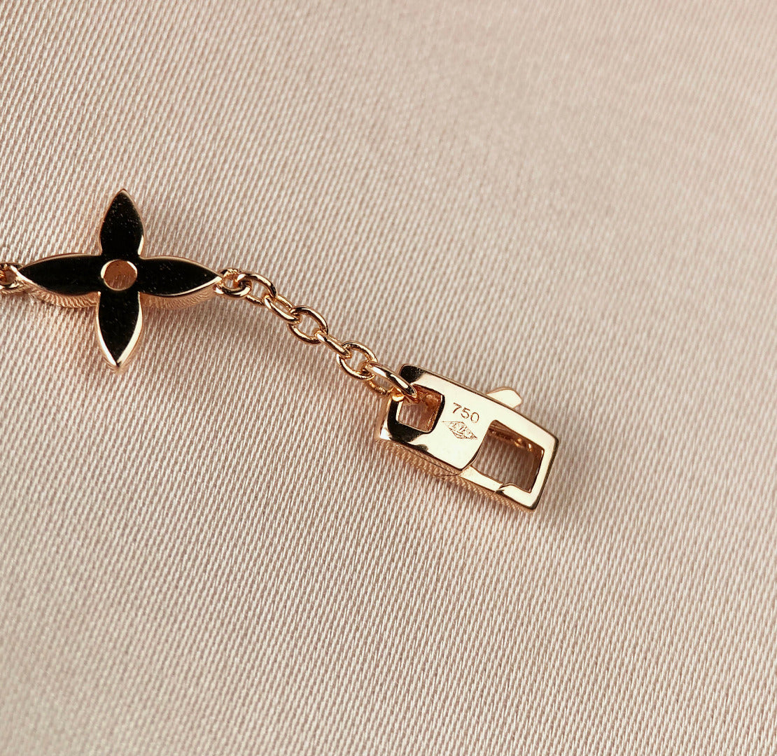 [Glimmer]STAR AND SUN 7 MOTIFS GOLD BRACELET
